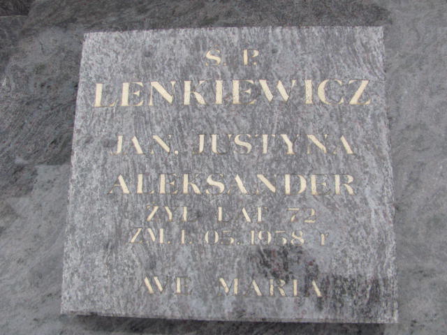 Justyna Lenkiewicz Kolno - Grobonet - Wyszukiwarka osób pochowanych