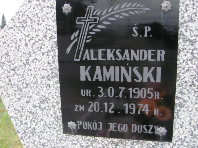 Aleksander Kamiński 1905 Kolno - Grobonet - Wyszukiwarka osób pochowanych