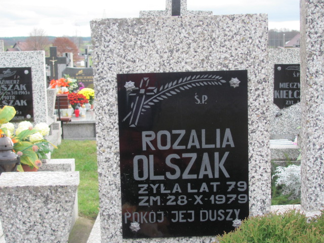 Rozalia Olszak 1900 Kolno - Grobonet - Wyszukiwarka osób pochowanych