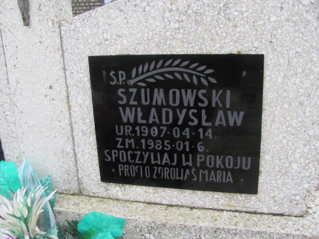 Władysław Szumowski 1907 Kolno - Grobonet - Wyszukiwarka osób pochowanych
