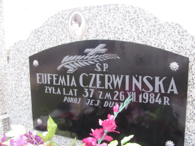 Eufemia Czerwińska 1947 Kolno - Grobonet - Wyszukiwarka osób pochowanych
