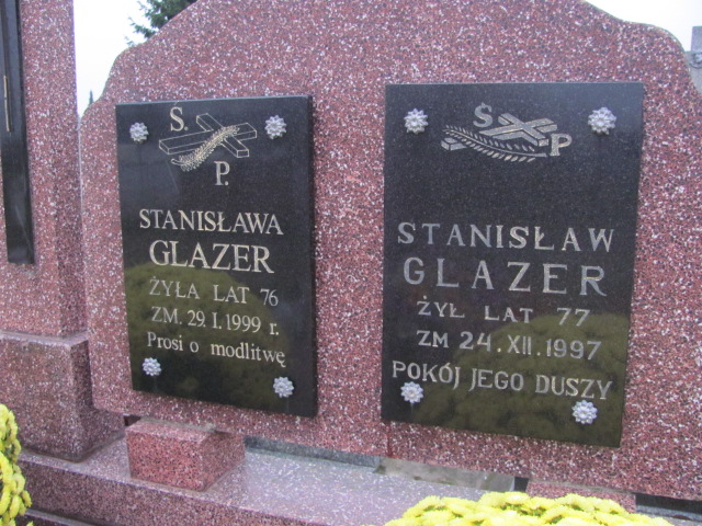 Stanisław Glazer 1920 Kolno - Grobonet - Wyszukiwarka osób pochowanych