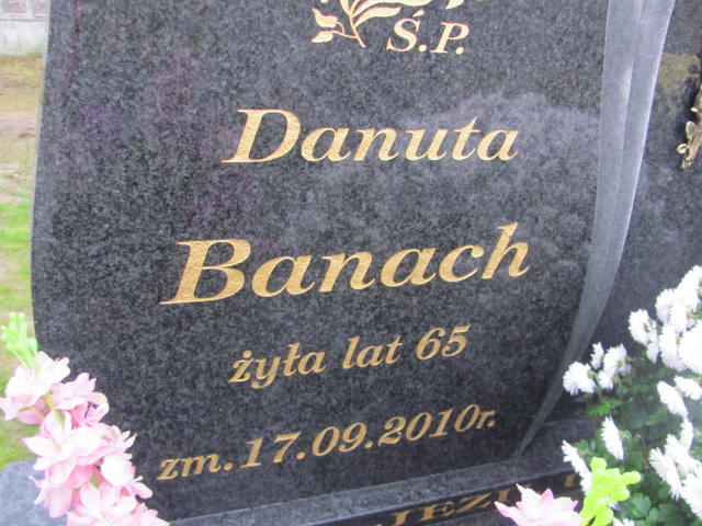 Danuta Banach 1945 Kolno - Grobonet - Wyszukiwarka osób pochowanych