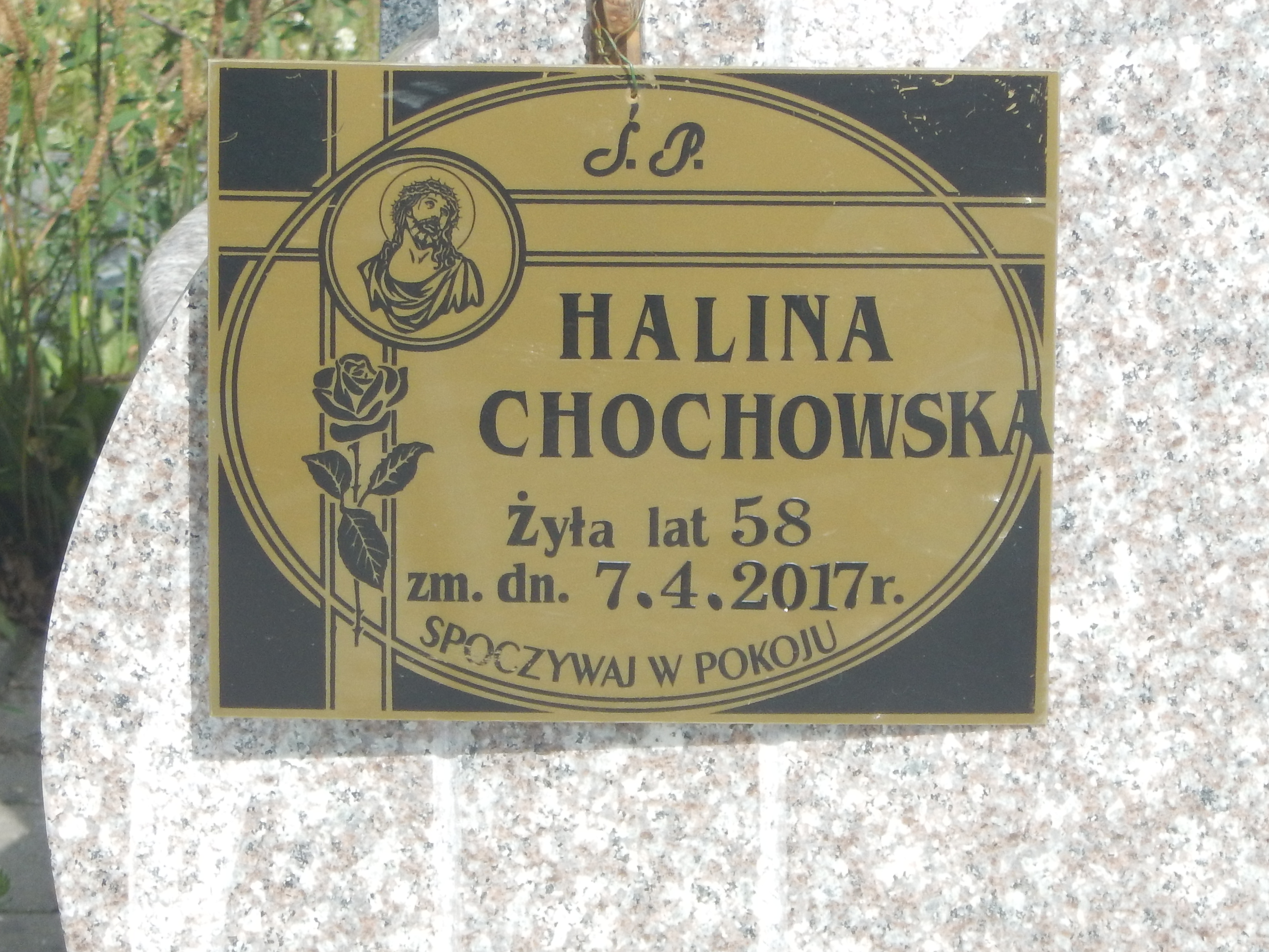 Grób Stanisław Chochowski