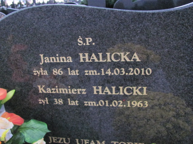 Janina Halicka 1924 Kolno - Grobonet - Wyszukiwarka osób pochowanych