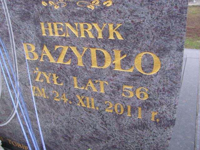 Henryk Bazydło 1955 Kolno - Grobonet - Wyszukiwarka osób pochowanych